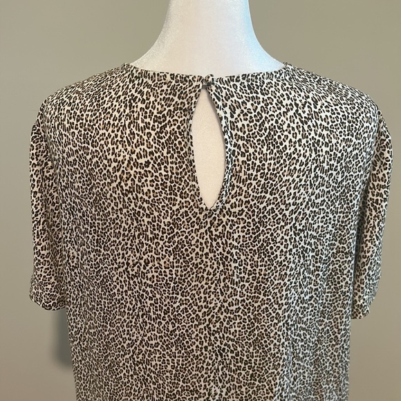 Jenni Kayne Leopard T-Shirt Dress Leopard New Size Medium - Picture 6 of 13